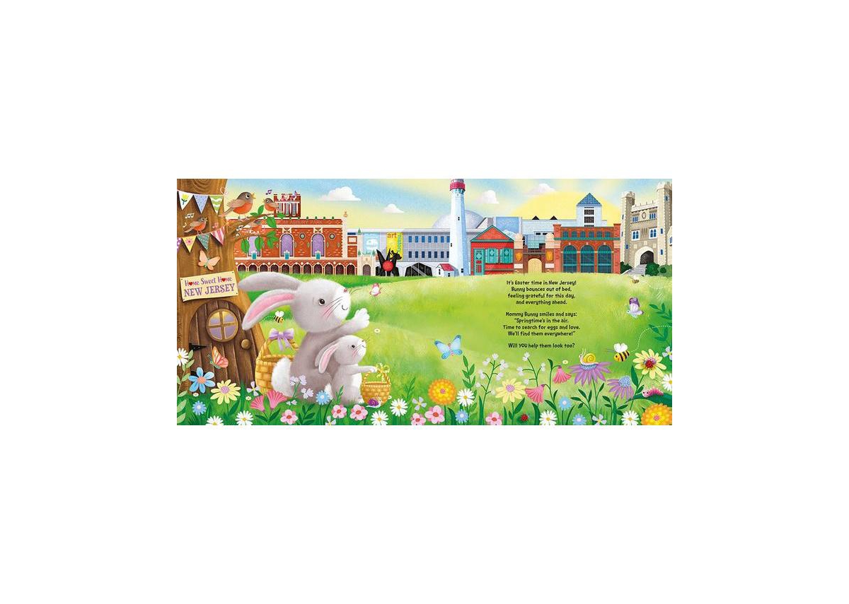 The Easter Egg Hunt in New Jersey by Laura Baker