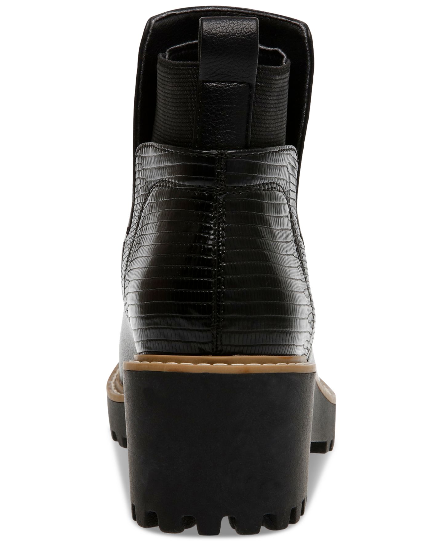 Женские ботинки DV Dolce Vita Rielle Chelsea Lug Sole Booties, цвет: Чёрный — фото 3