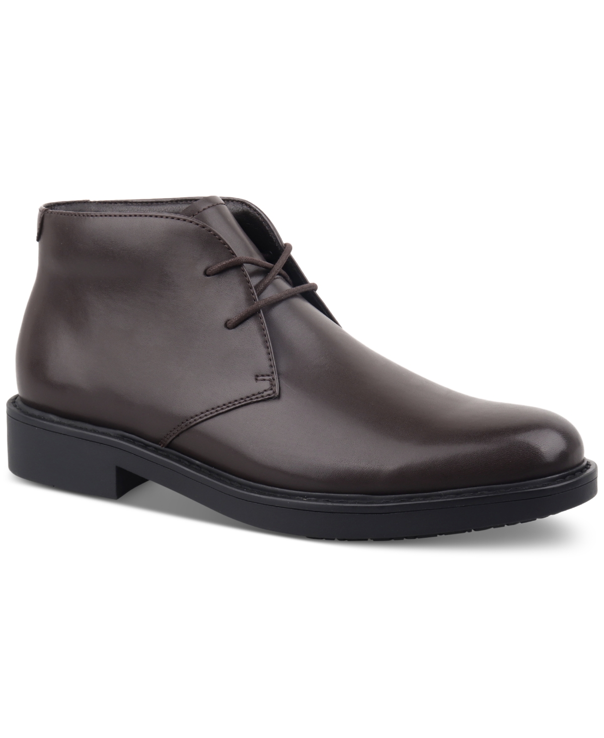 Shop Alfani Men's Zane Lace-up Chukka Boots, Created For Macy's In Brown