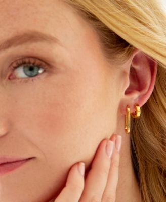 "14k Gold" Abigale Earring Set, 4 Piece