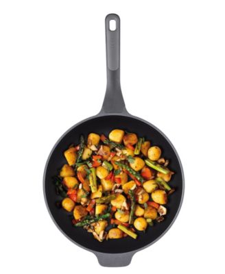Leo Stone+ Nonstick Ceramic 12" Wok Pan, 5.3qt