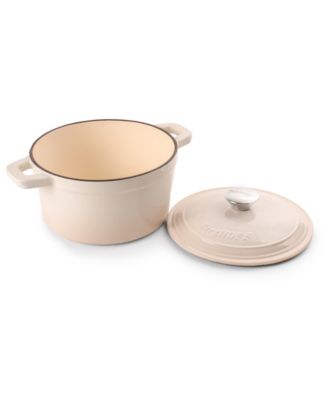 BergHOFF Neo 4pc Cast Iron Cookware Set, Fry Pan, Grill Pan & Round Dutch Oven