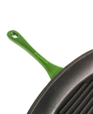 Neo 4pc Cast Iron Cookware Set, Grill Pan, Fry Pan & Oval Dutch Oven