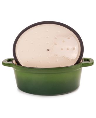 Neo 4pc Cast Iron Cookware Set, Grill Pan, Fry Pan & Oval Dutch Oven