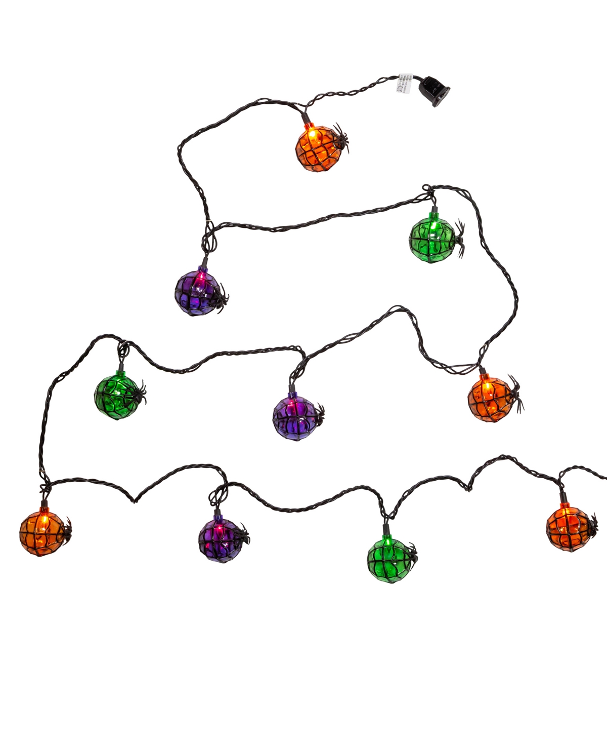 Kurt Adler Ul 10-LightColor Spider Light Set - Multi
