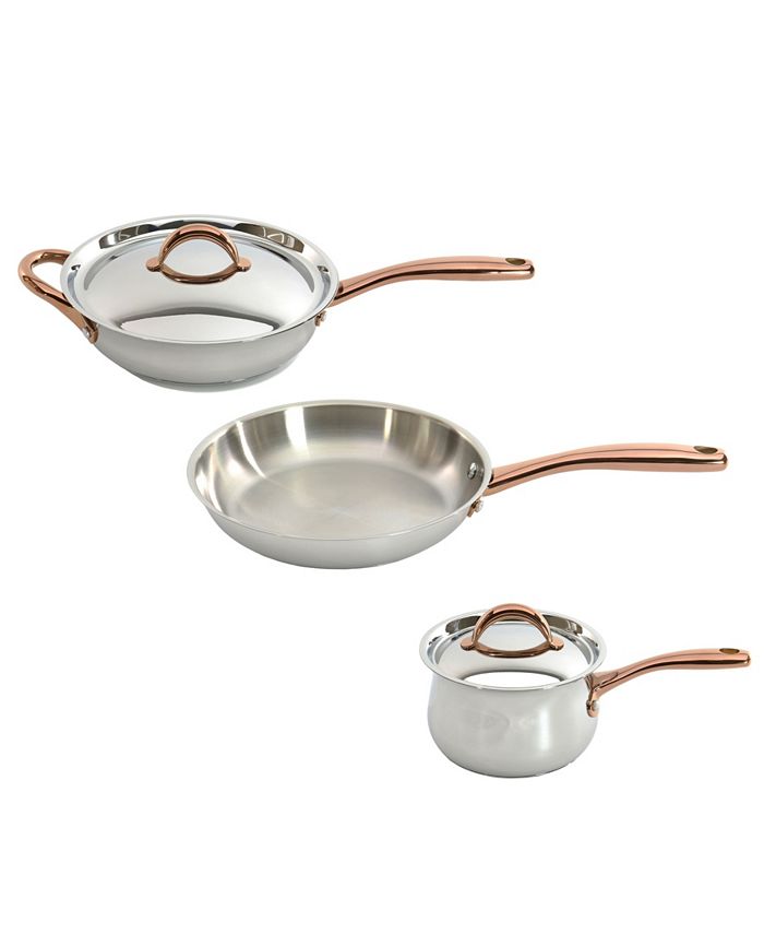 BergHOFF Ouro 18/10 Stainless Steel 5 Piece Starter Cookware Set