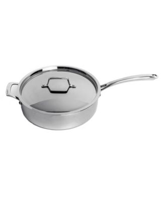 Professional 5pc Tri-Ply 18/10 Stainless Steel Starter Cookware Set, SS Lids