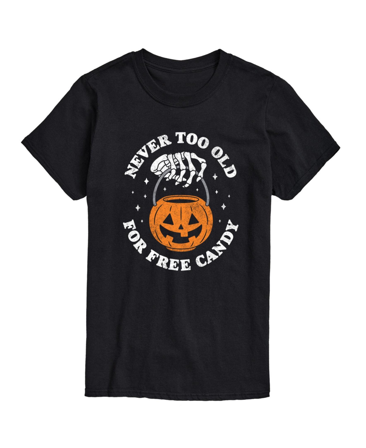 Airwaves Men's Instant Message Halloween Short Sleeve T-shirt In Black
