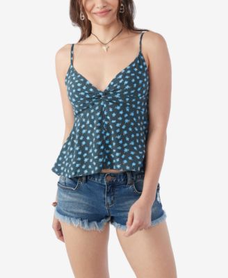O'Neill - Juniors' Tobi Floral-Print High-Low Camisole