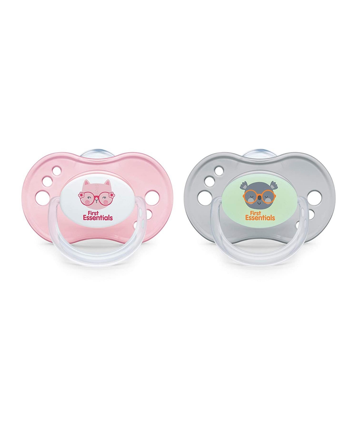 Nuk First Essentials Pacifiers, 6-18 Months, 2 Pack In Assorted Pre-pack