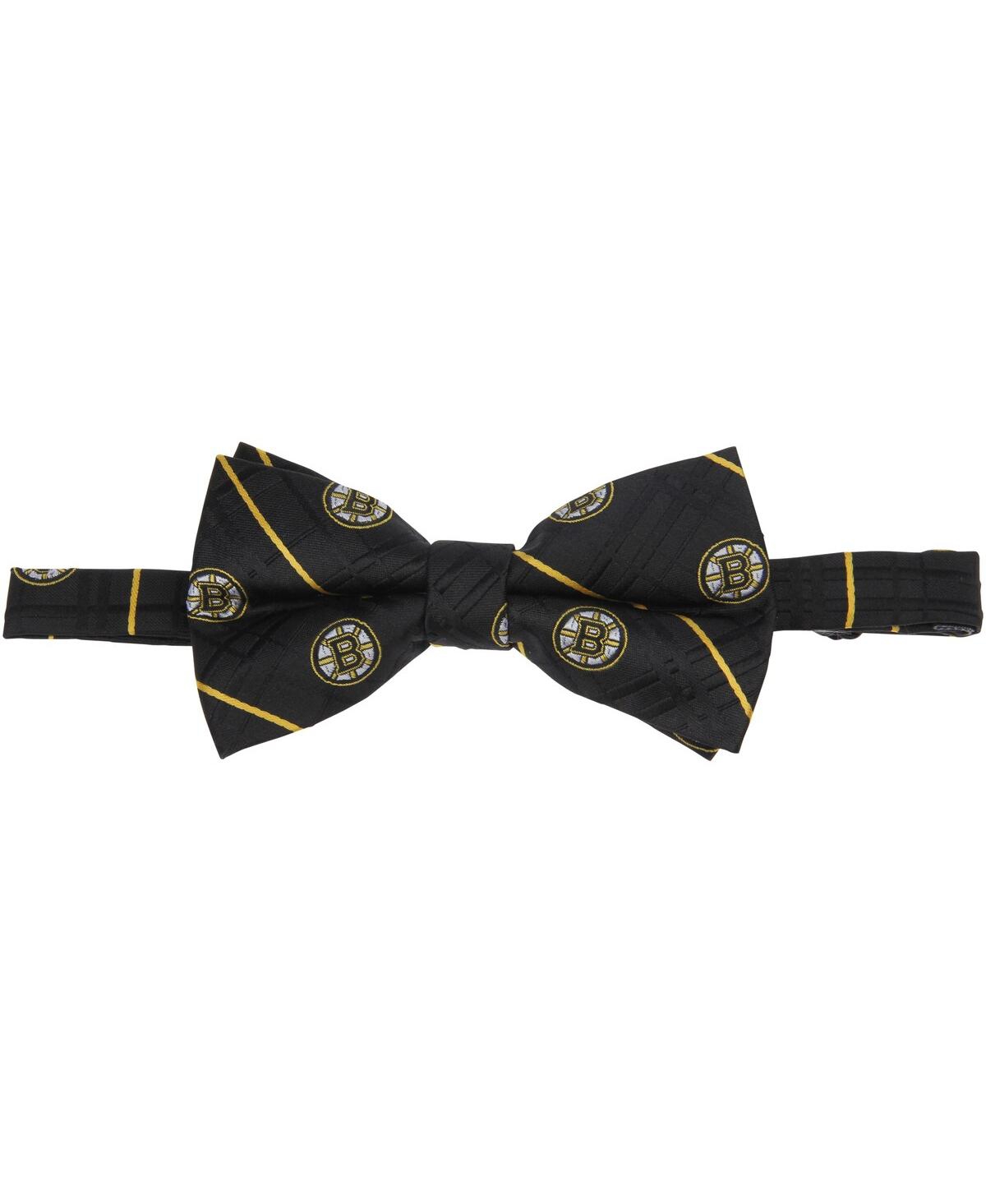 Men's Black Boston Bruins Oxford Bow Tie - Black
