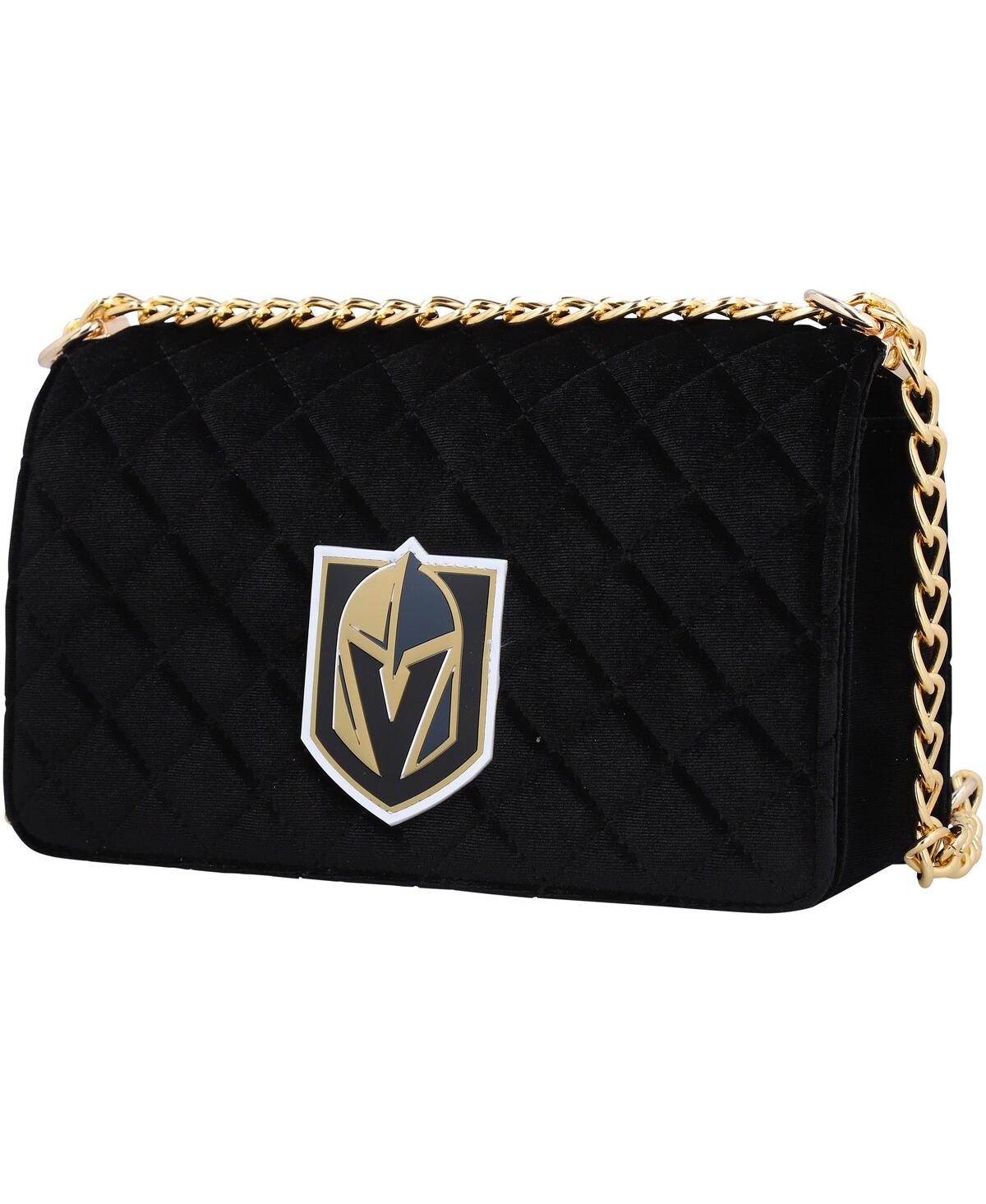 Shop Cuce Women's  Vegas Golden Knights Velvet Team Color Bag In Black