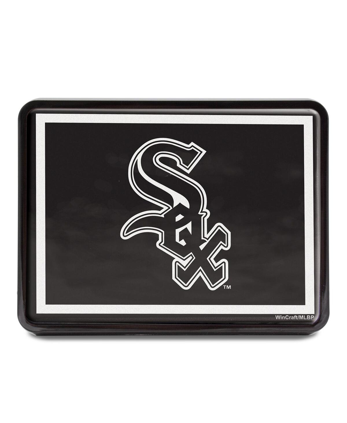Wincraft Chicago White Sox Universal Rectangle Hitch Cover In Black