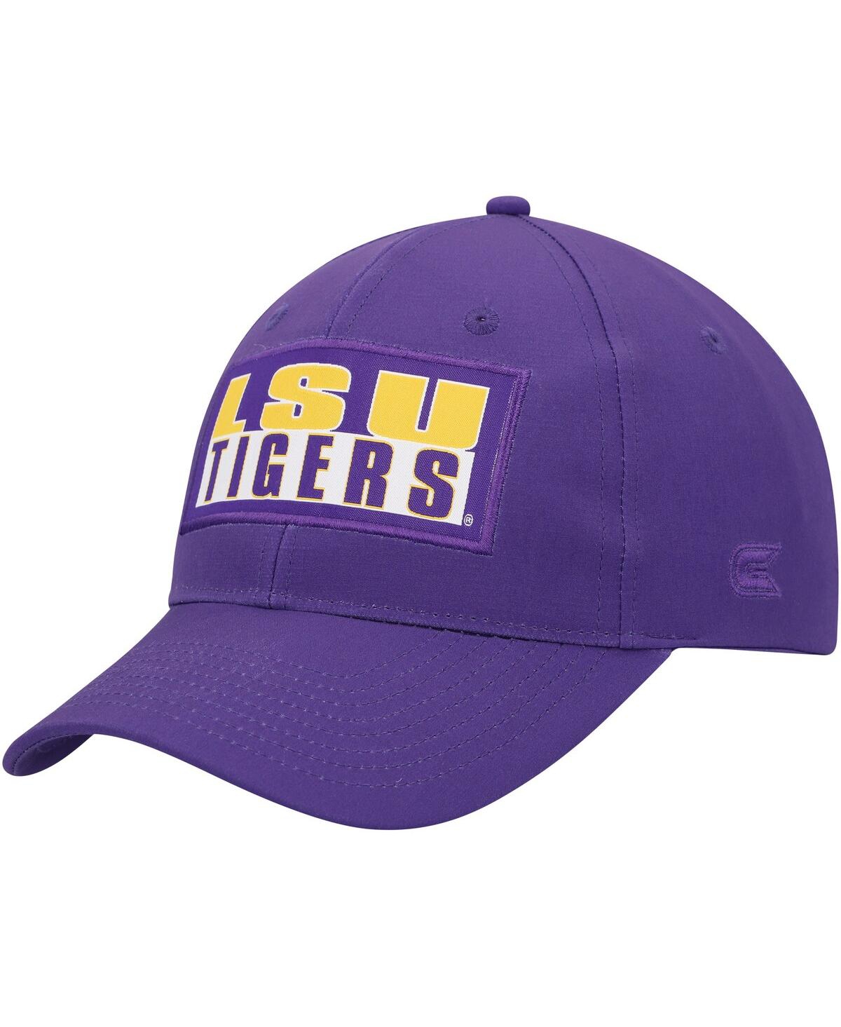 Men's Colosseum Purple Lsu Tigers Positraction Snapback Hat - Purple