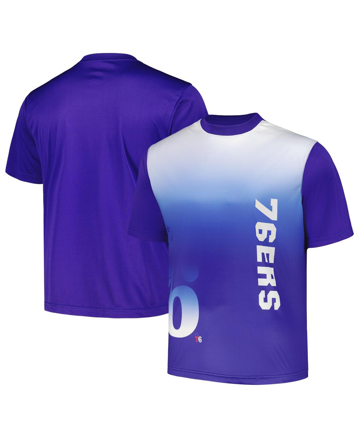 Shop Fanatics Men's Royal Philadelphia 76ers Sublimated T-shirt