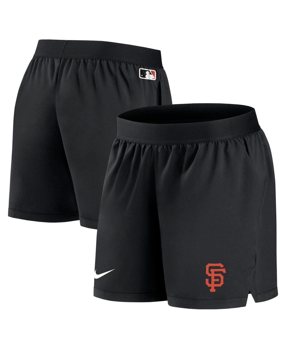Nike Women's  Black San Francisco Giants Authentic Collection Team Performance Shorts