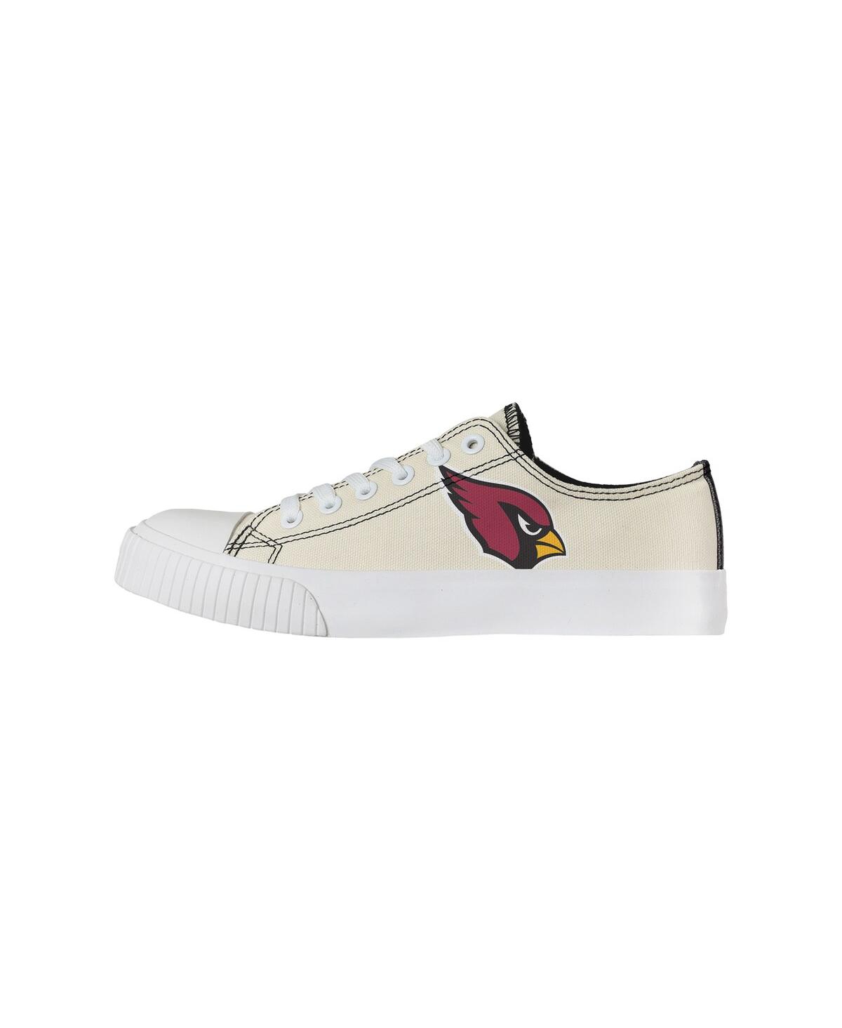 Foco Women's  Cream Arizona Cardinals Low Top Canvas Shoes