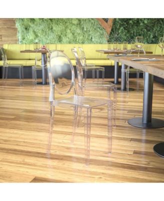  19" Rubber Ghost Side Chair