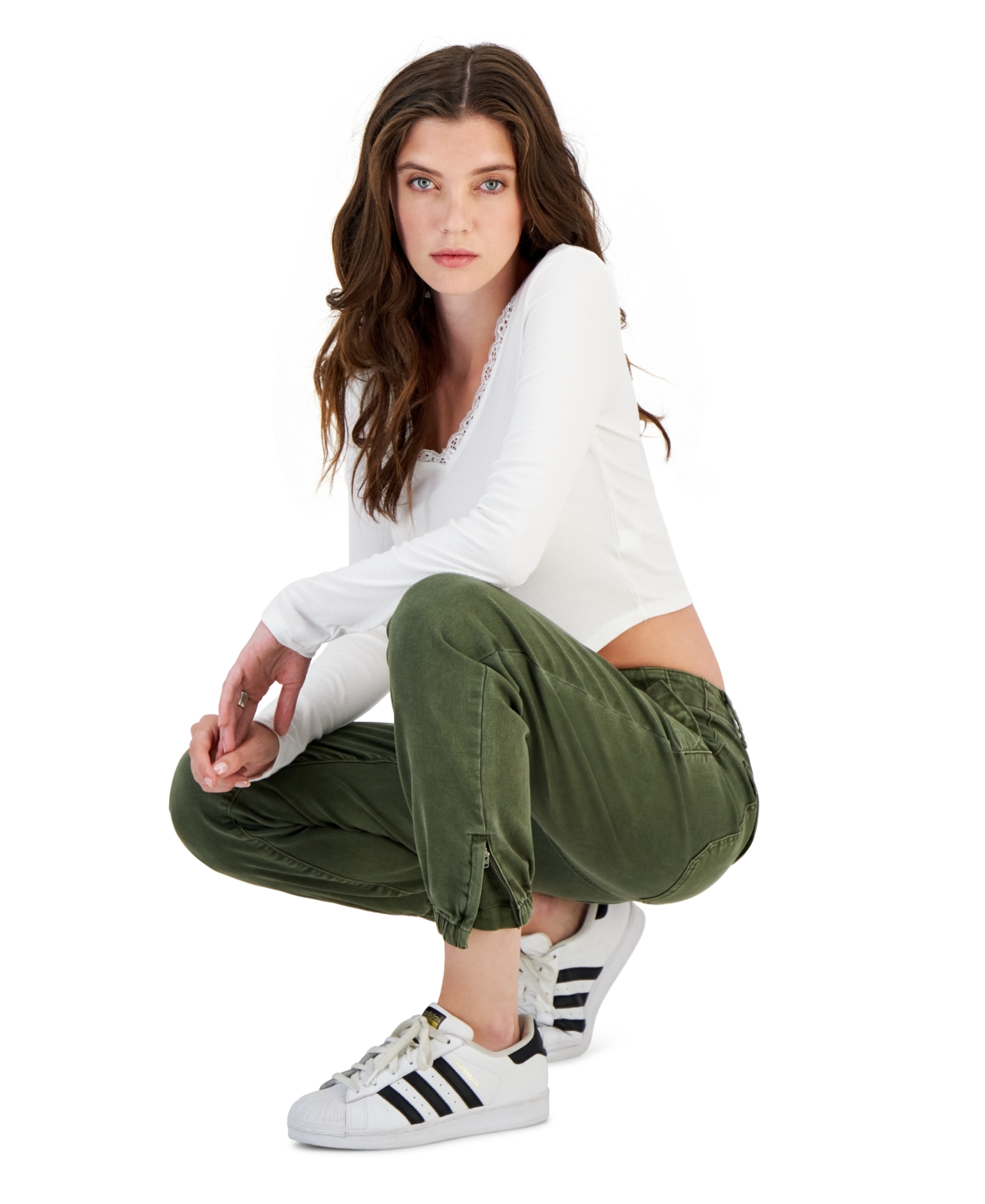 Shop And Now This Women's Utility Jogger Pants In Sea Salt