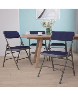 4 Pack Home & Office Portable Party Events Padded Metal Folding Chair