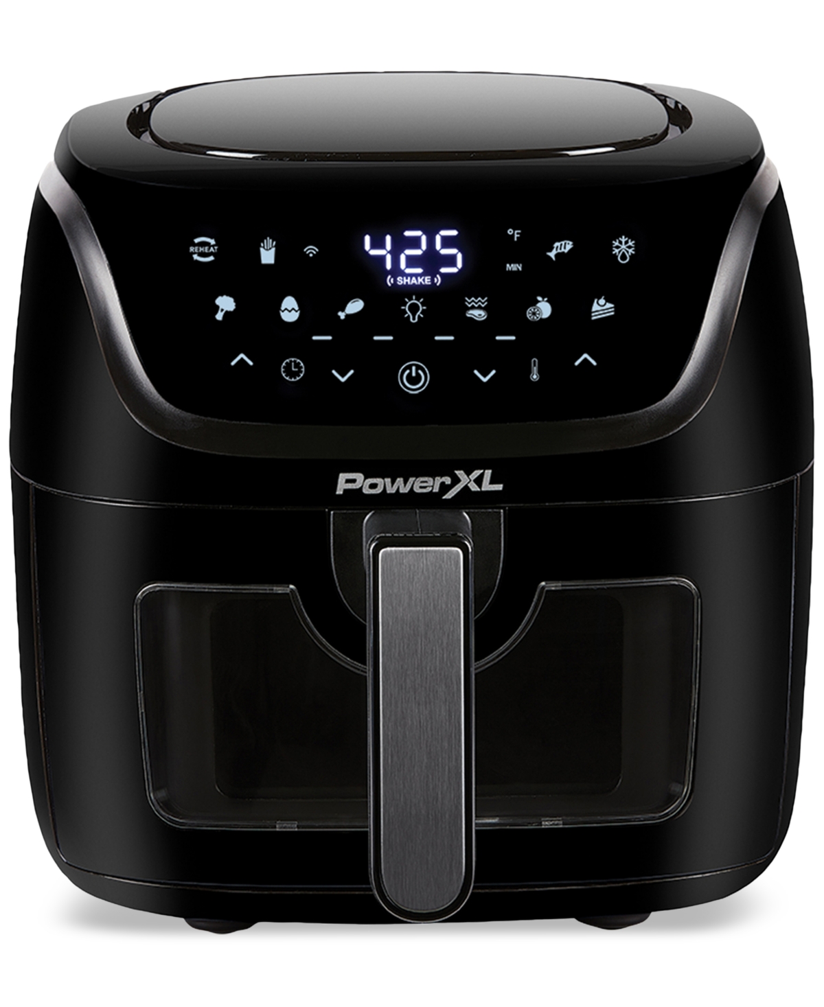 Powerxl 8 Qt Vortex Smarttech Wifi Touchscreen Air Fryer In Black