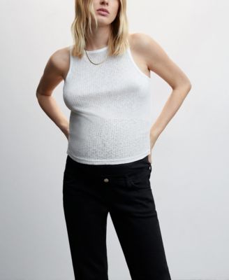 MANGO Women's Maternity Straight Jeans