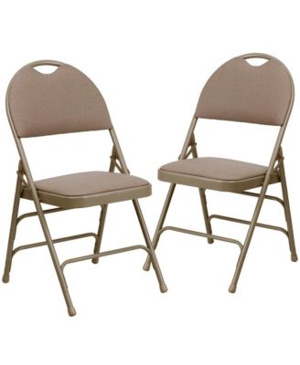 2 Pack Home & Office Easy-Carry Party Events Padded Folding Chair