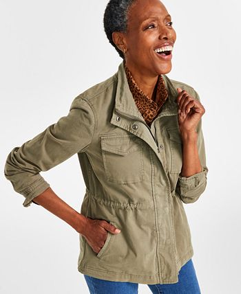 Style & Co Women's Twill Jacket, Created for Macy's - Macy's