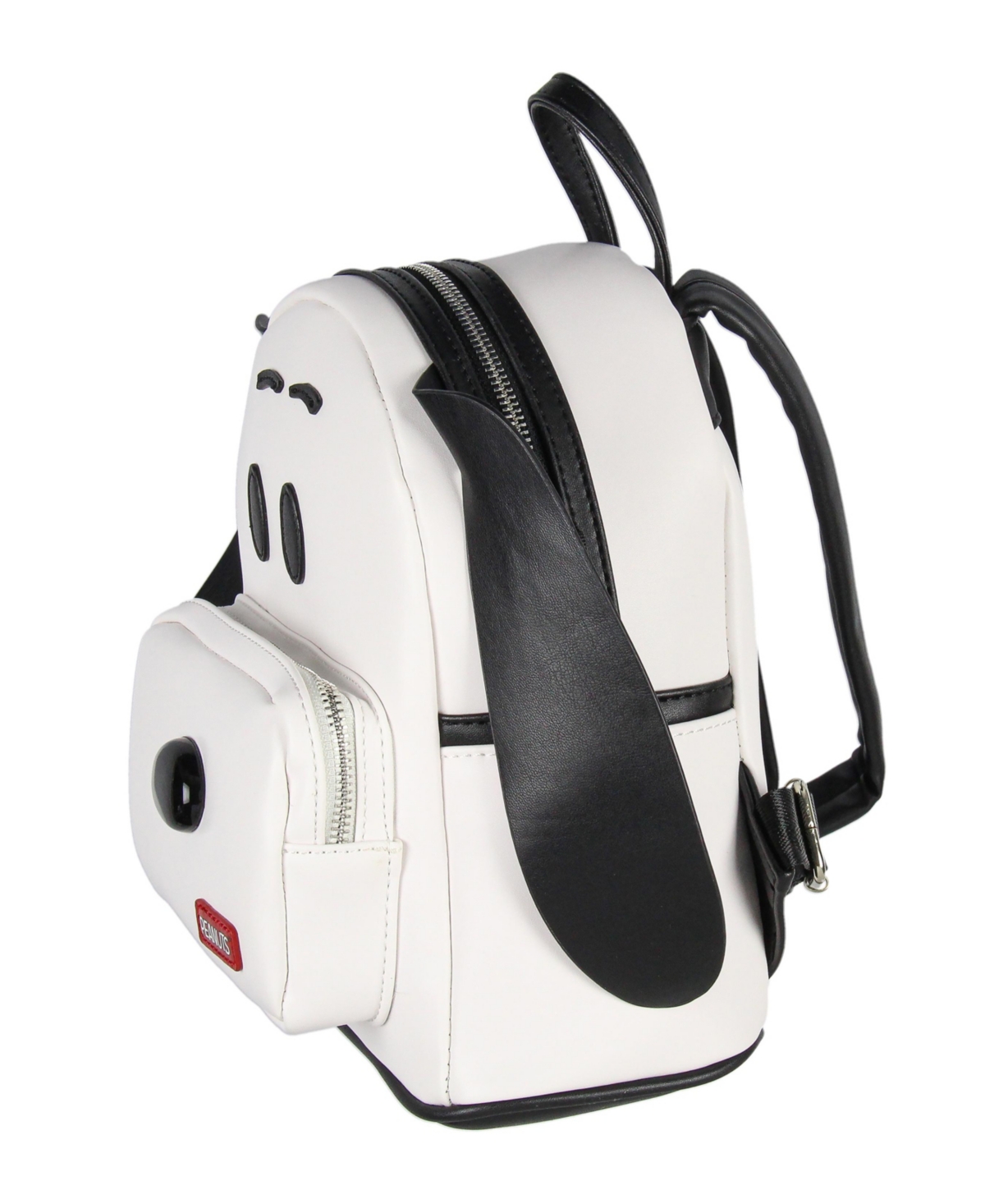 Peanuts Classic Comic Character Face Snoopy Zippered Mini Small Backpack Bag