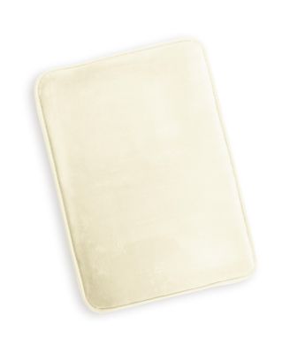 Ultra-Soft Plush Memory Foam Non-Slip Bath Rug, 17" x 24"