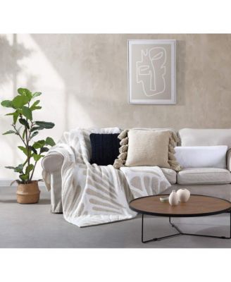 Braided Decorative Pillow, 20" x 20"