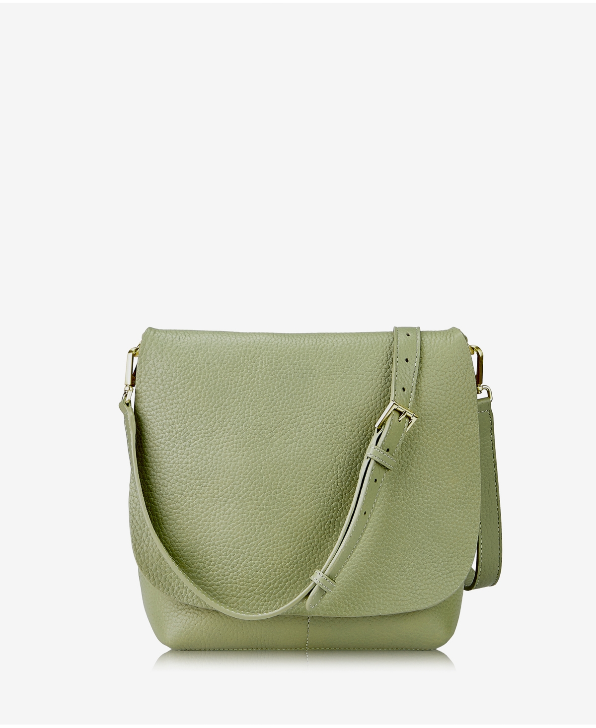 Andie Leather Crossbody - Sage