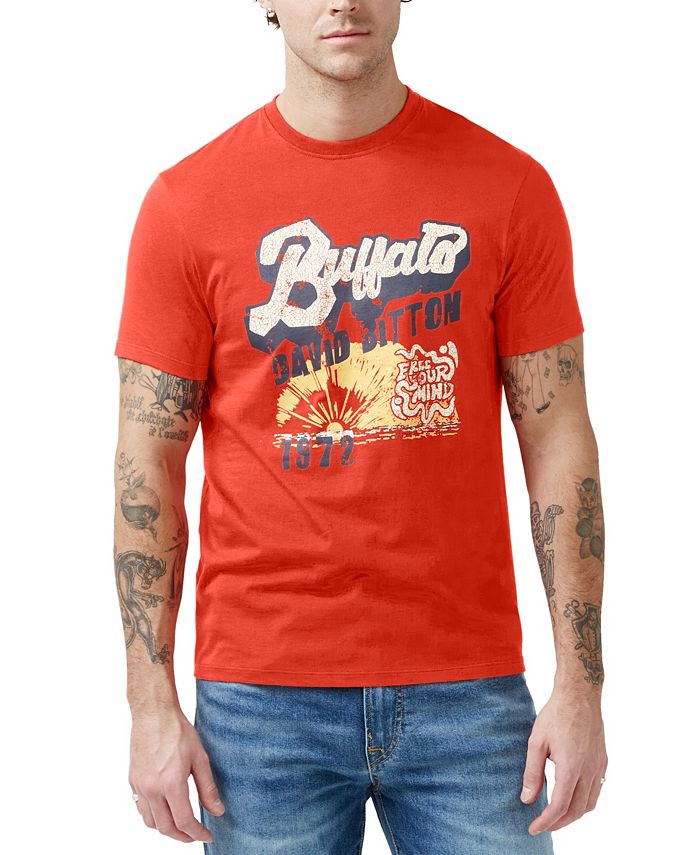 Buffalo David Bitton Men's Tafur Short-Sleeve T-shirt - Macy's