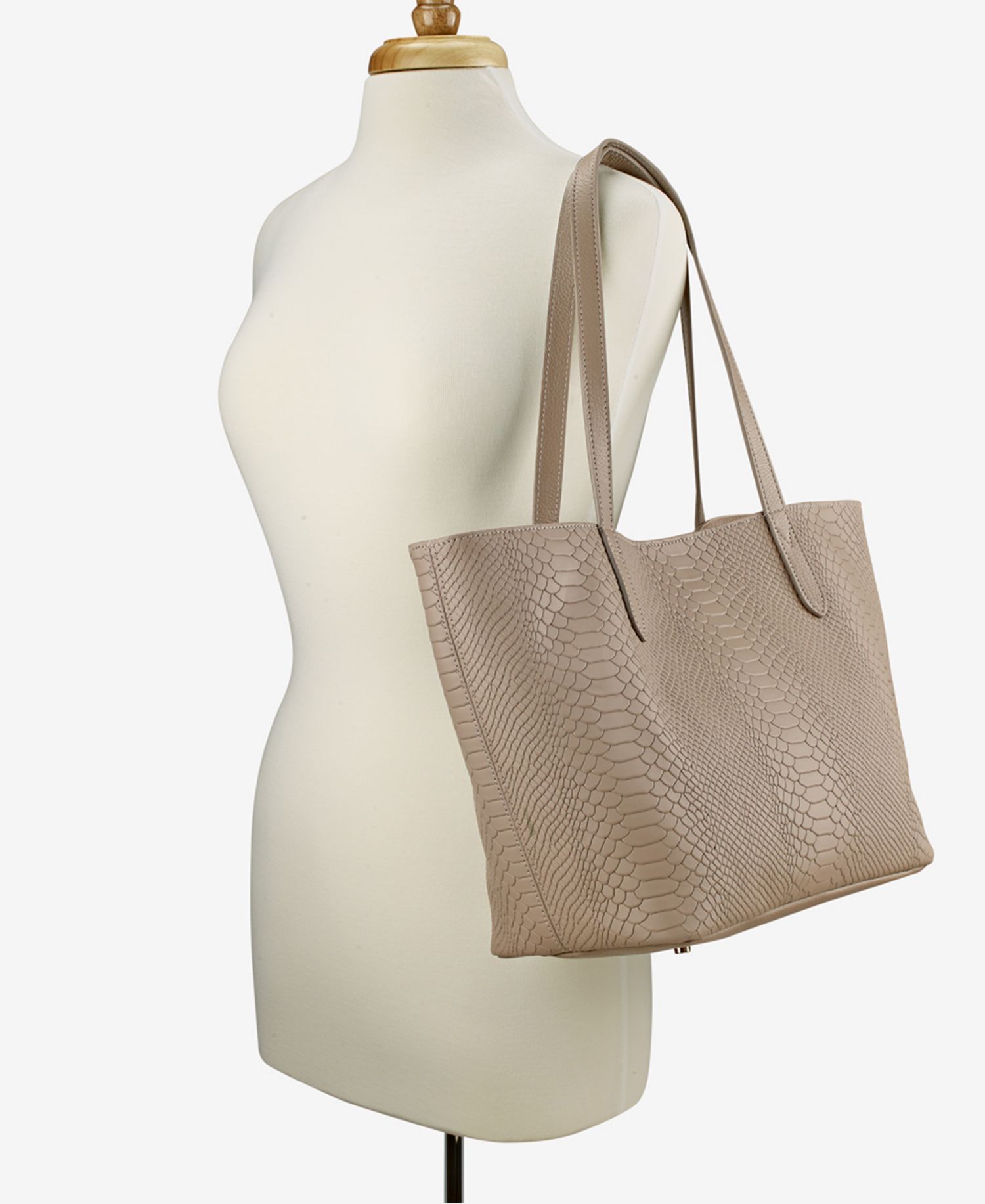 Teddie Extra-Large Leather Tote Bag