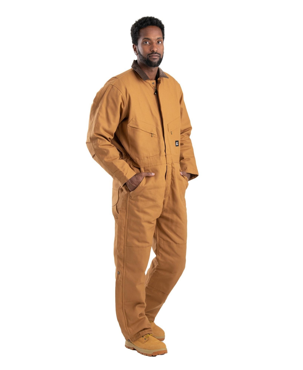 Tall Heritage Duck Insulated Coverall - Brown duck