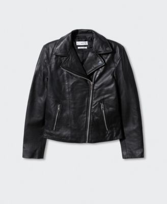 Women's Leather Biker Jacket