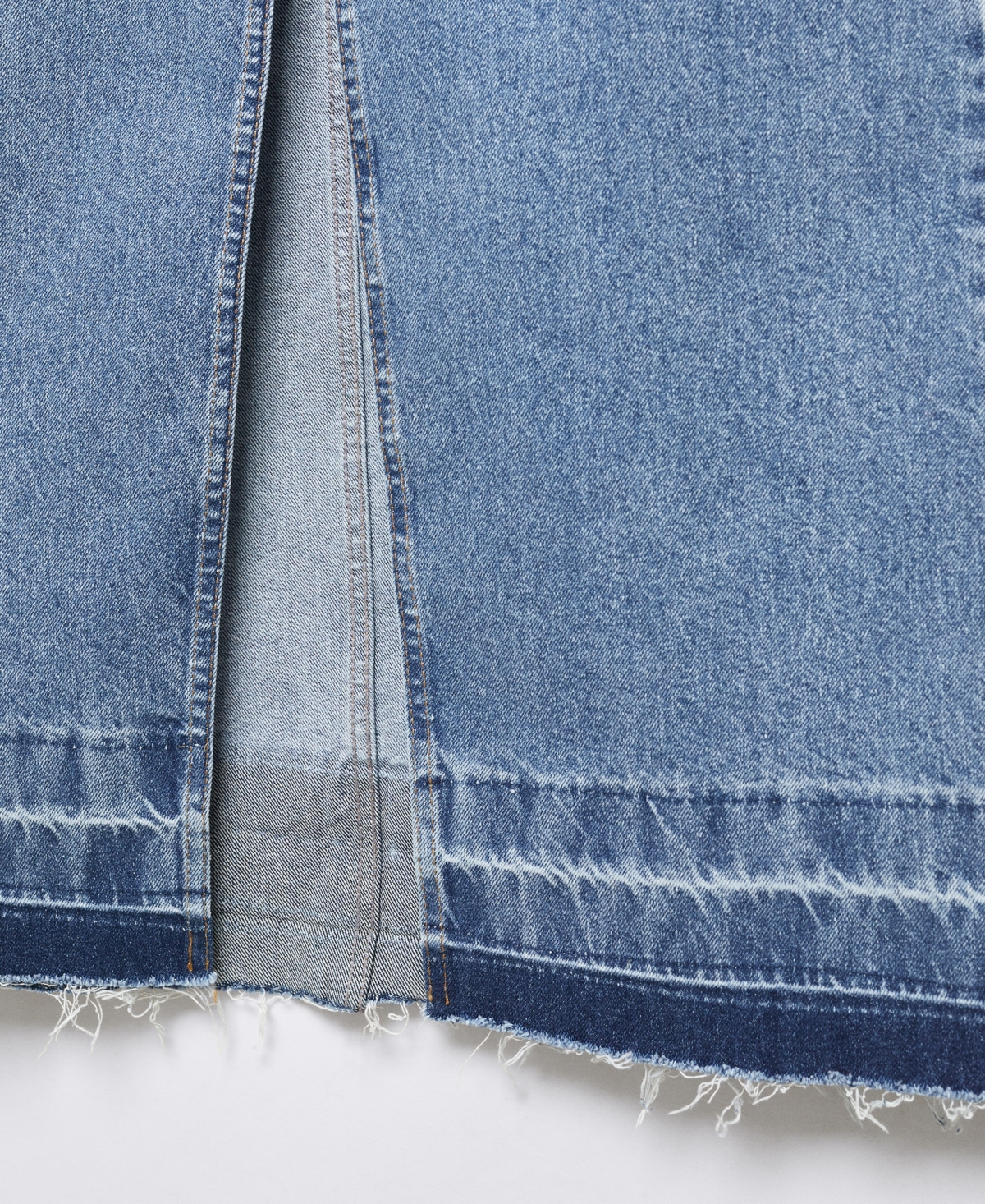 Mango Women's Denim Long Skirt