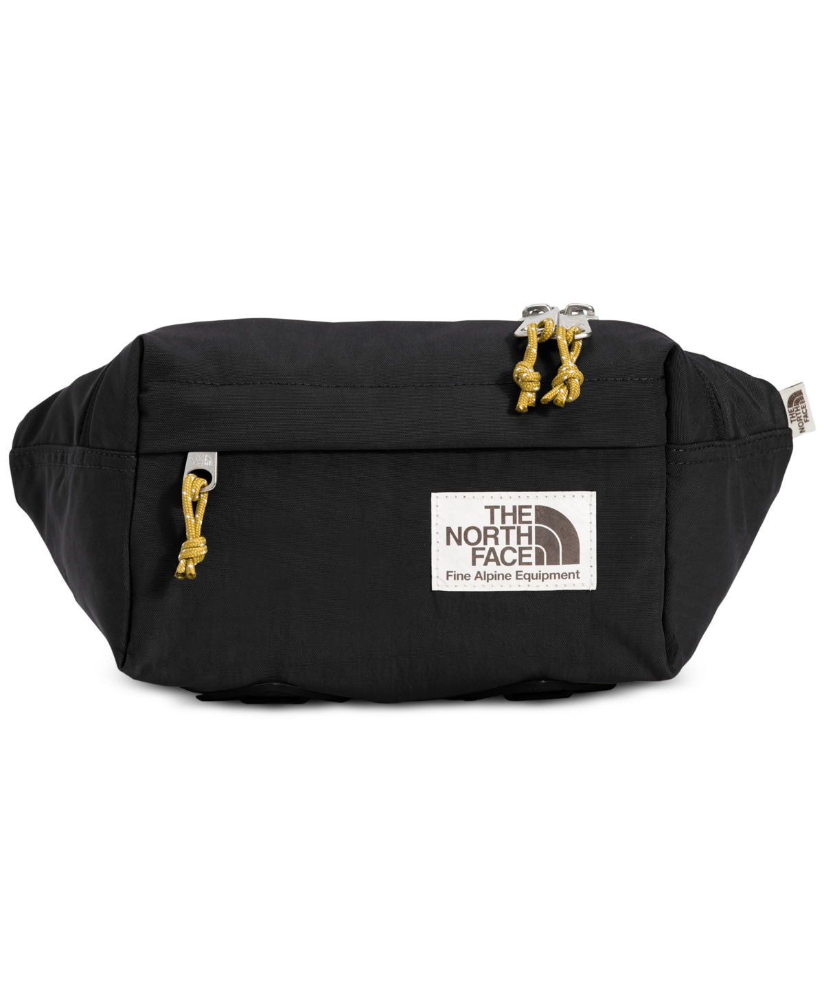 Shop The North Face Berkeley Lumbar Waistpack In Tnf Black,mineral Gold