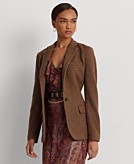 Lauren Ralph Lauren Herringbone Tweed Blazer - Macy's