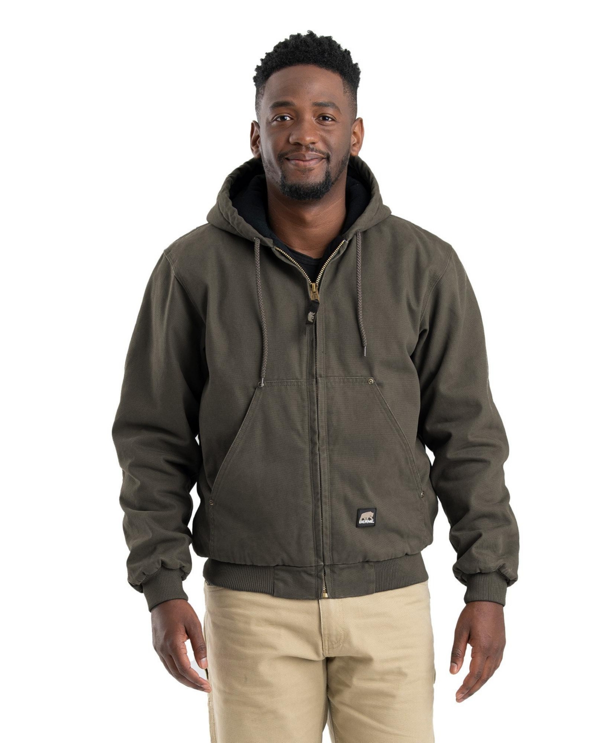 Berne original sales hooded jacket