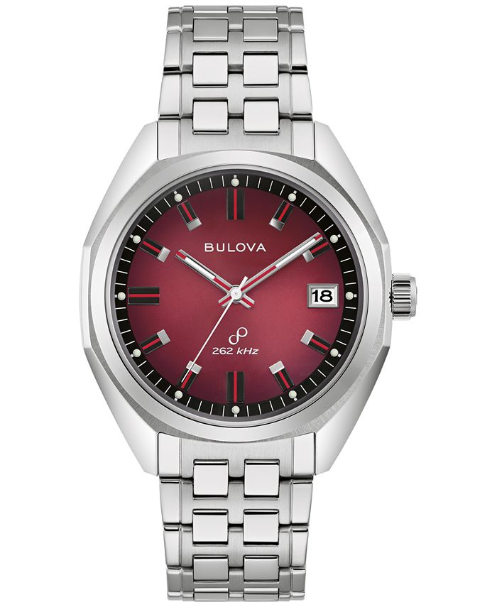 Bulova Men s Classic Jet Star Stainless Steel Bracelet Watch 40mm