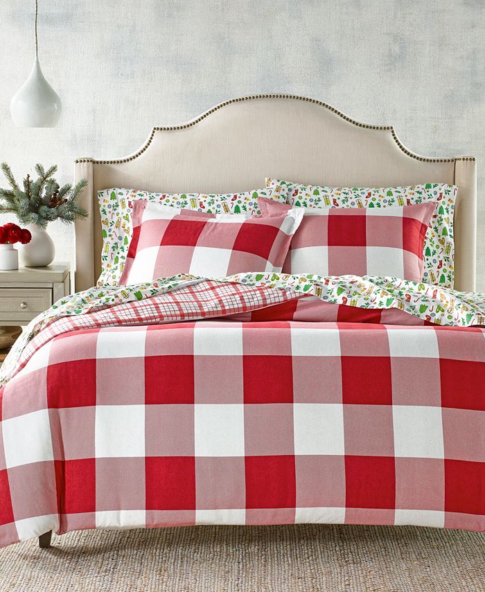 Red Checks Kitchen Linen Set- If you want to spread the fragrance of love  and spirit.