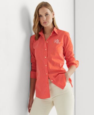 Macy's ralph lauren petite tops deals