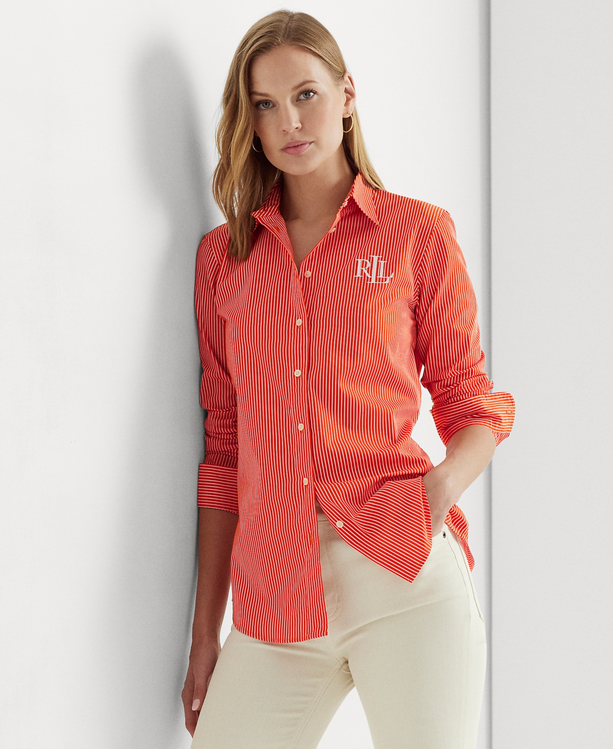 Ralph lauren hot sale pinstripe shirt