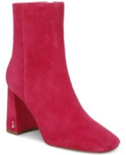 Sam Edelman Pink Booties for Women Ankle Boots Macy s