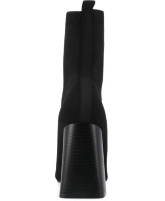 Women's Noralinn Knit Stacked Heel Dress Booties