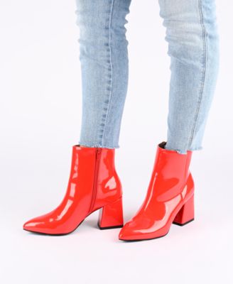 Women's Sorren Pointed Toe Block Heel Dress Booties