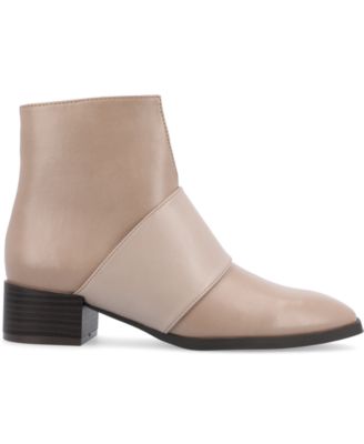 Women's Kyler Two Tone Block Heel Booties