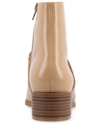 Women's Kyler Two Tone Block Heel Booties