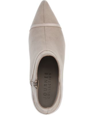 Women's Embrie Two Tone Kitten Heel Dress Booties